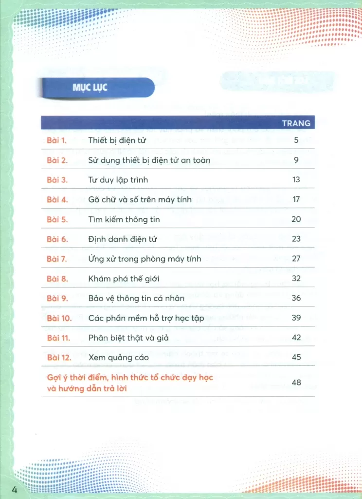GIÁO DỤC KĨ NĂNG CÔNG DÂN SỐ LỚP 1